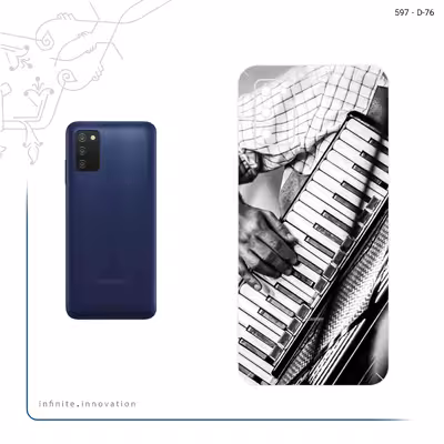 برچسب پوششی ماهوت مدل Accordion مناسب برای گوشی موبایل سامسونگ Galaxy A03S