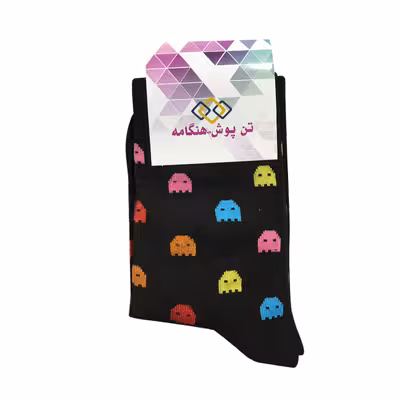 جوراب تن پوش هنگامه مدل پکمن کد B-002