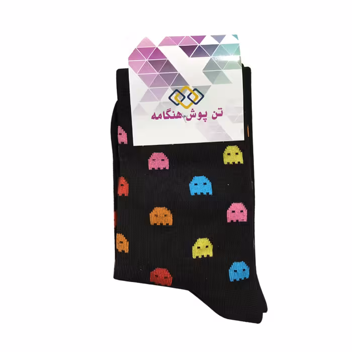 جوراب تن پوش هنگامه مدل پکمن کد B-002