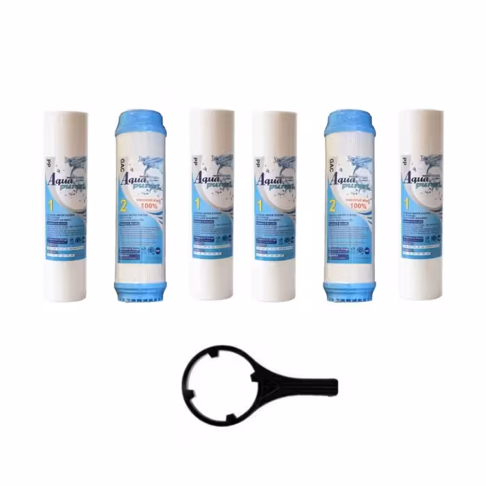 فیلتر دستگاه تصفیه کننده آب آکوا پیورست مدل PP-UDF مجموعه 6 عددی