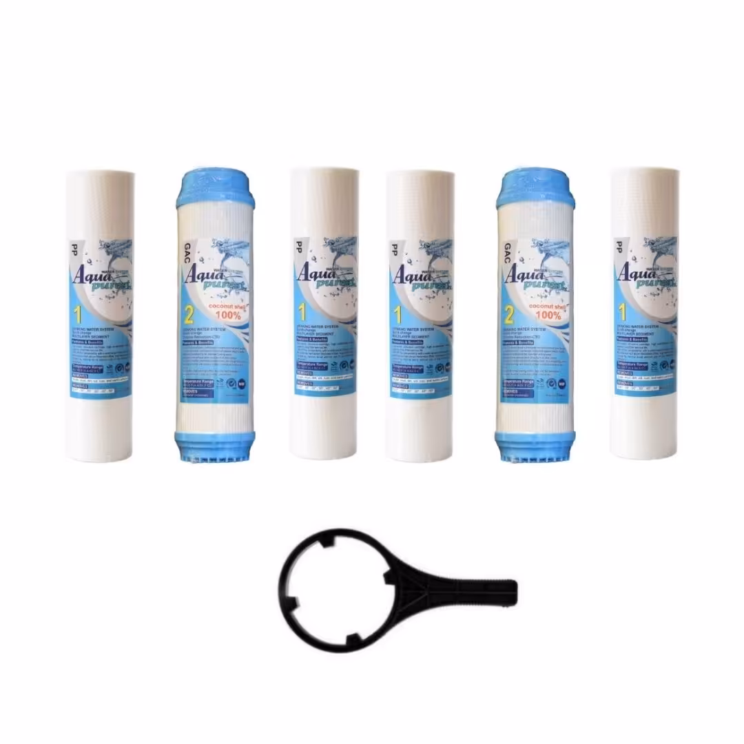 فیلتر دستگاه تصفیه کننده آب آکوا پیورست مدل PP-UDF مجموعه 6 عددی