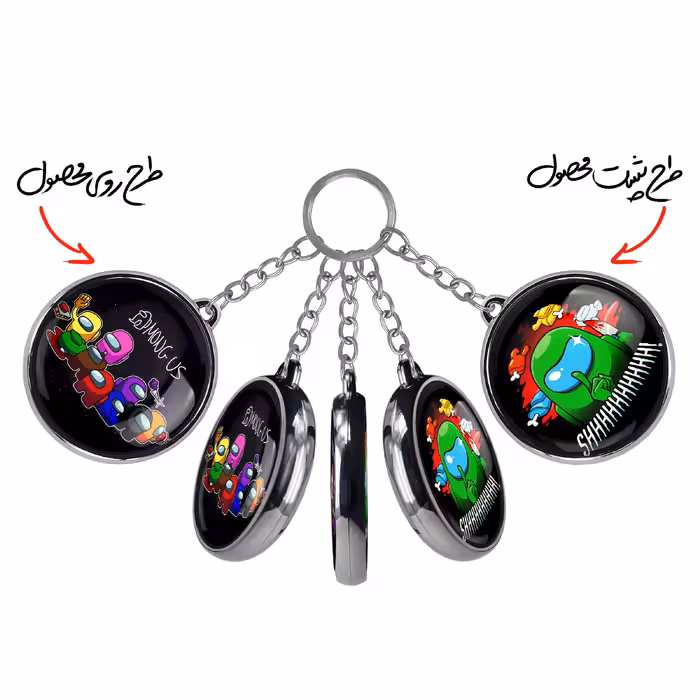 جاکلیدی خندالو طرح امانگ آس مدل دوطرفه کد 1031110307