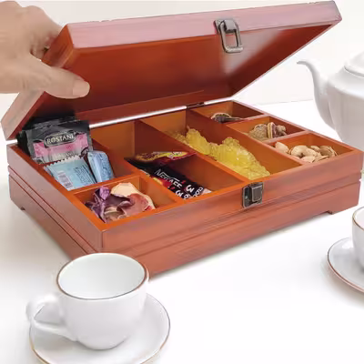 جعبه چای کیسه ای مدل یاس کد 28001