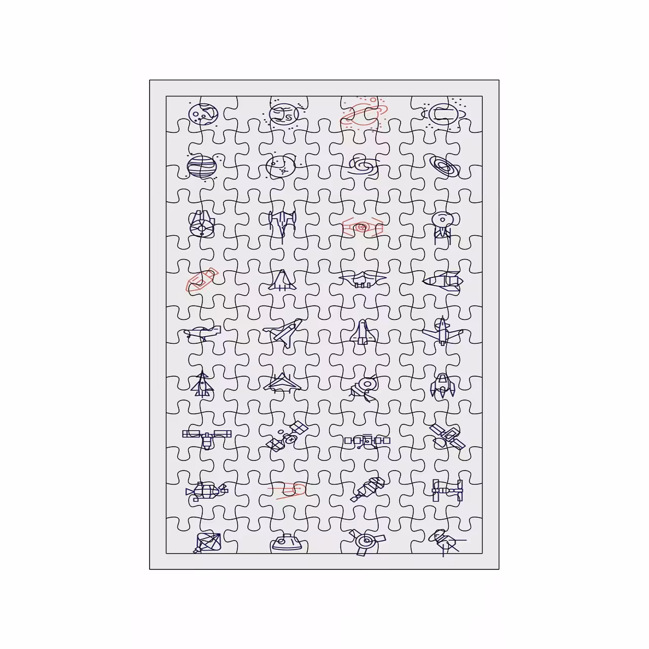 پازل 117 تکه مدل فضا کد 915