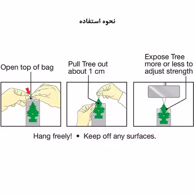  خوشبوکننده خودرو لیتل تریس مدل Cherry Blast