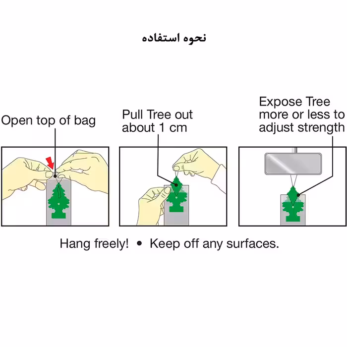  خوشبوکننده خودرو لیتل تریس مدل Cherry Blast