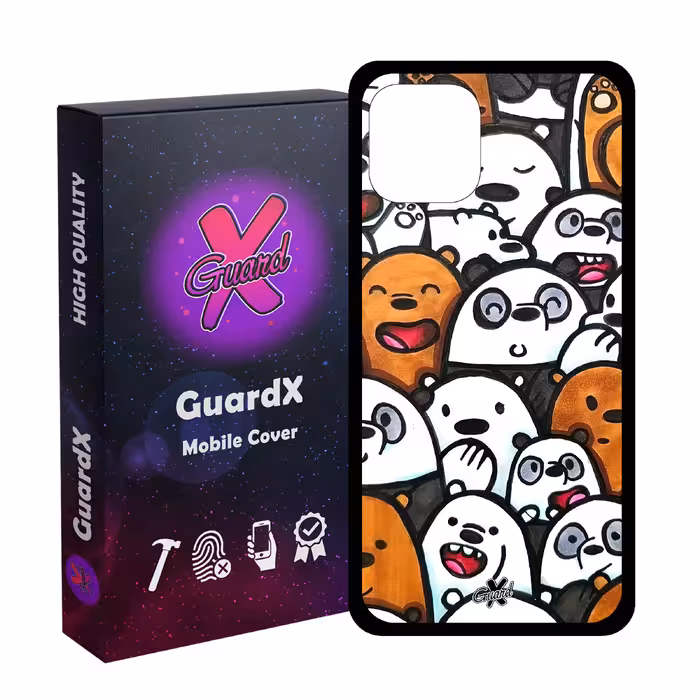 کاور گارد ایکس طرح خرس های کله فندقی مدل Glass10555 مناسب برای گوشی موبایل اپل iPhone 11 Pro