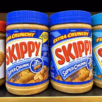 کره بادام زمینی اسکیپی سوپرچانک بدون گلوتن 425 گرمی ساخت آمریکا آجیل و خشکبار مهران 