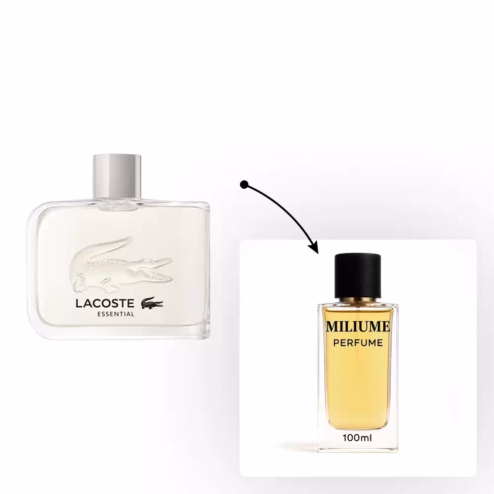 اسانس عطر Lacoste Essential برند gemini - کد 2064 - لاگوست اسنشیال سبز 100ML - میلیوم پرفیوم