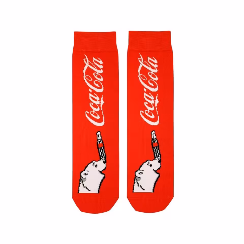 جوراب ساقدار پاتریس طرح کوکاکولا خرسی