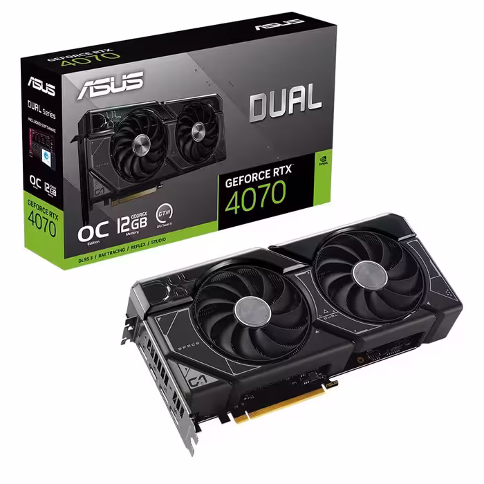 کارت گرافیک ایسوس ASUS Dual RTX 4070 OC 12GB