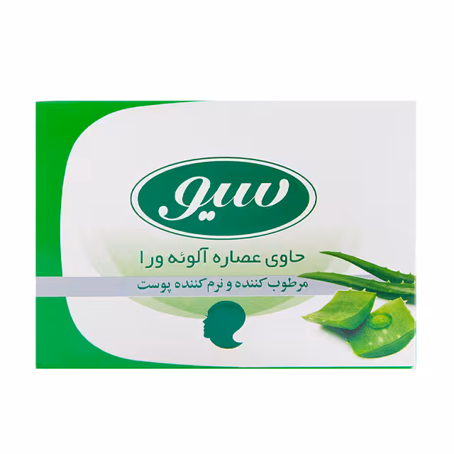 صابون حاوی روغن آلوئه ورا سیو 125 گرمی