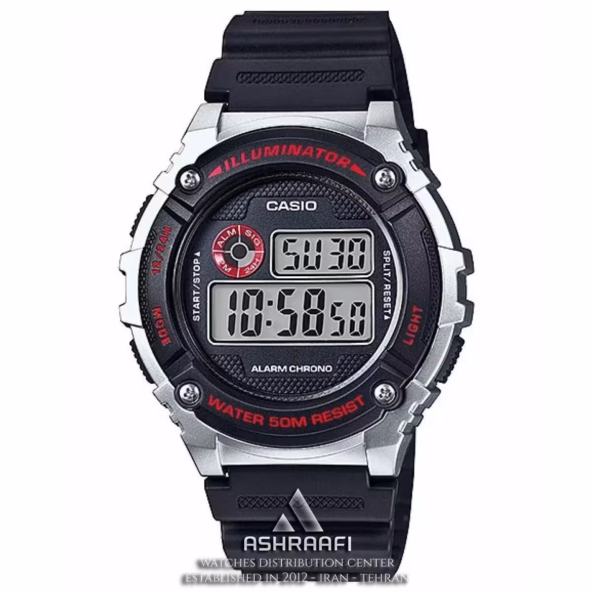 ساعت کاسیو دیجیتالی Casio W-216H-1CV