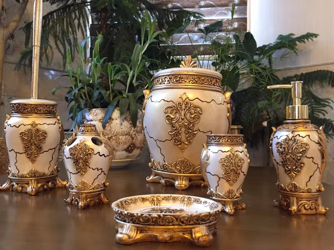 ست سرویس لوازم بهداشتی طرح موتیف کد 102431