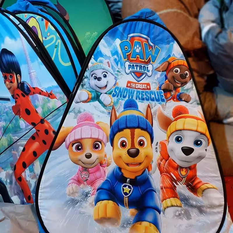 چادر بازی مسافرتی کودک و نوجوان سگهای نگهبان برفی سایز 2