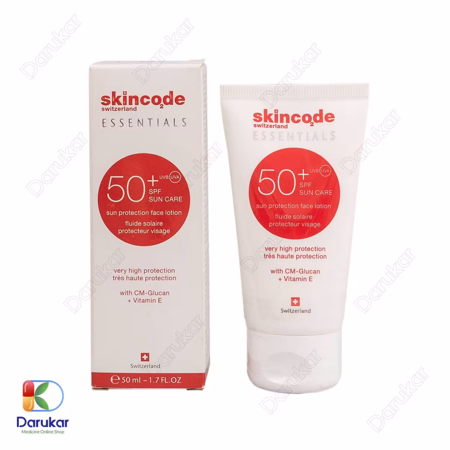لوسیون ضد آفتاب اسکین کد SPF50