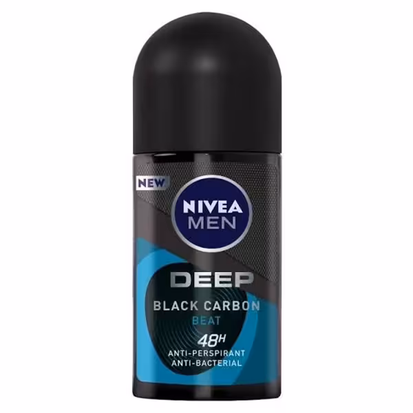 مام ضد تعریق مردانه نیوا بلک کربن بت حجم 50 میلی