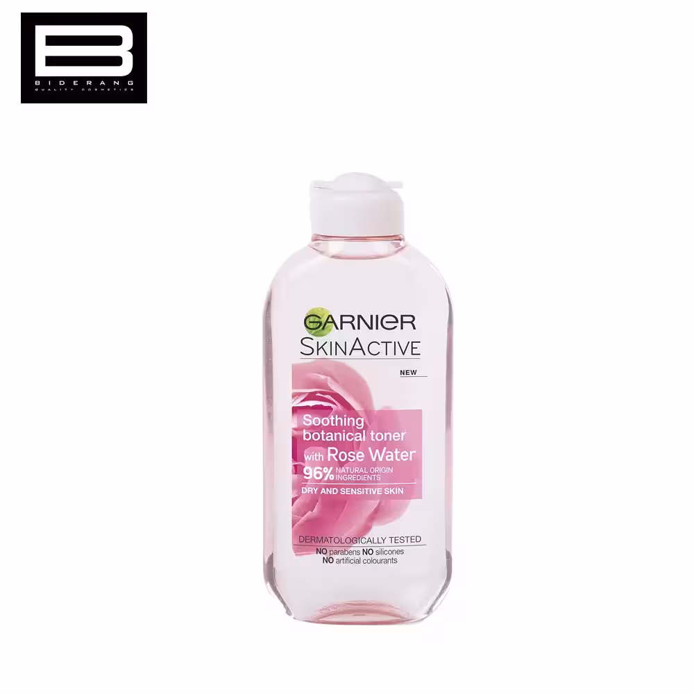 تونر گل رز گارنیه مدل بوتانیکال مناسب پوست خشک و حساس حجم 200ml