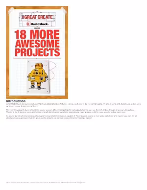 خرید و دانلود نسخه کامل کتاب 18 More Awesome Projects