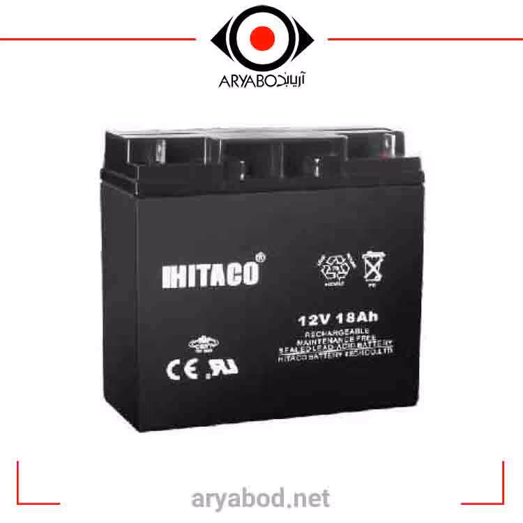 باتری یو پی اس 12ولت 18آمپر ساعت هیتاکو HITACO