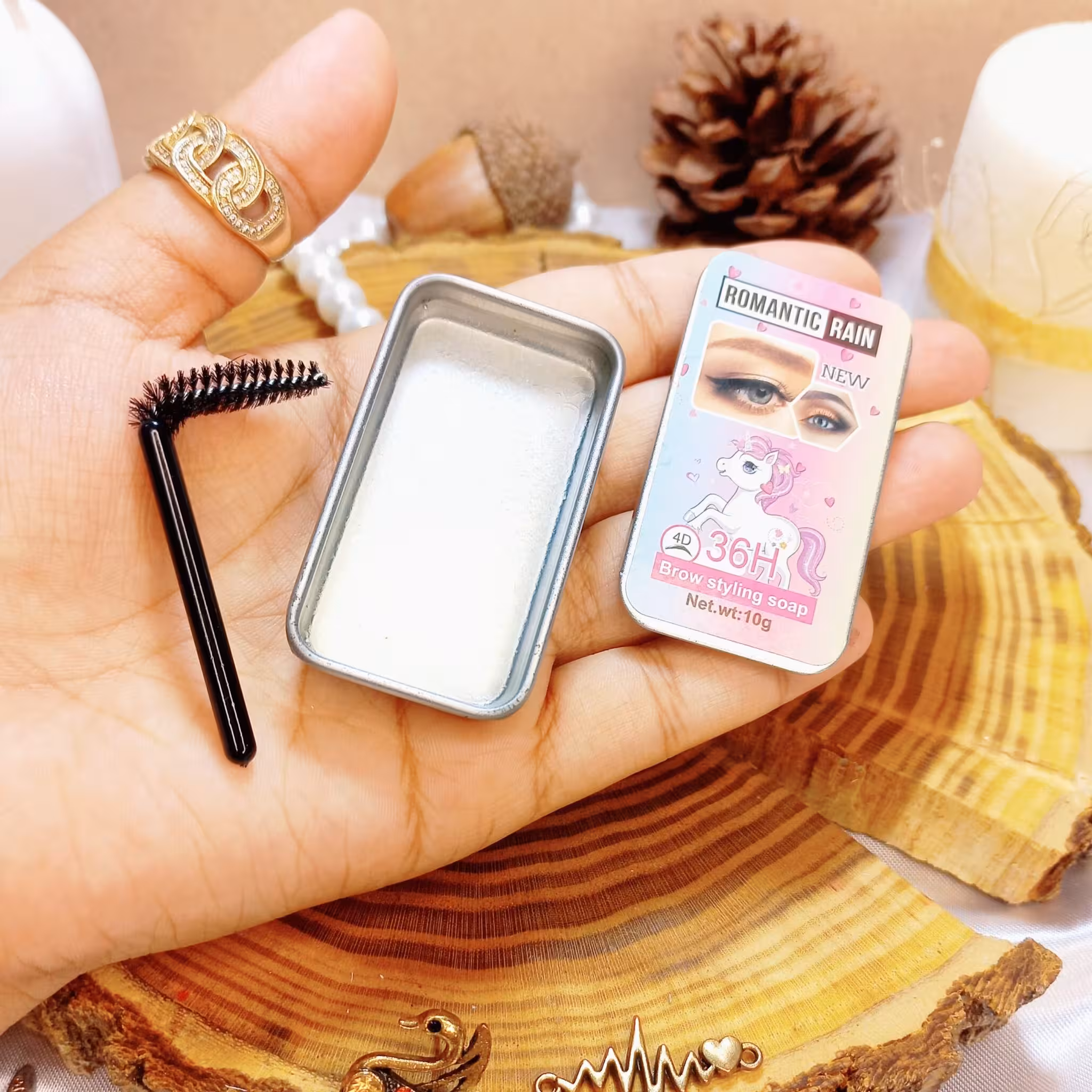 صابون لیفت ابرو حرفه ای رمانتیک رین Romantic Rin Unicorn Eyebrow Lift Soa