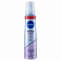 موس موی فر فوق قوی حالت دهنده و حجم دهنده نیوا قدرت نگهدارندگی 4 NIVEA EXTRA STRONG