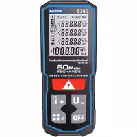 متر لیزری 60 متری شارژی نور قرمز نووا NOVA مدل 5360