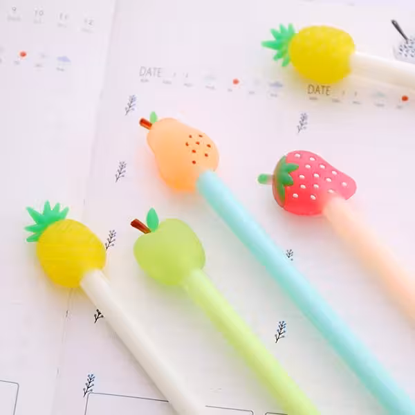 روان نویس طرح میوه استوایی Cute Fruit Pen with Black Ink