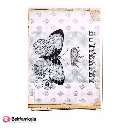 دکوپاژ برنجی (الیافی) پشت چسب دار ریچ کد 5702