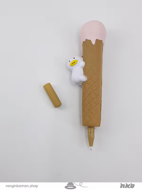 خودکار اسکویشی طرح بستنیIce cream design squishy pen