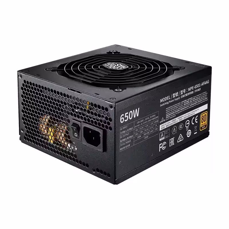 منبع تغذیه کولر مستر مدل COOLERMASTER MWE650 GOLD