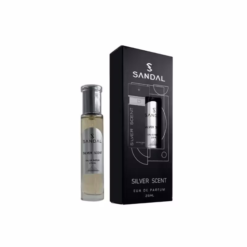 عطر جیبی مردانه صندل سیلور سنت SANDAL حجم 25 میل