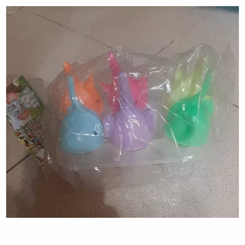 قالب پلاستیکی بستنی آلاسکا 6تایی (فیل)