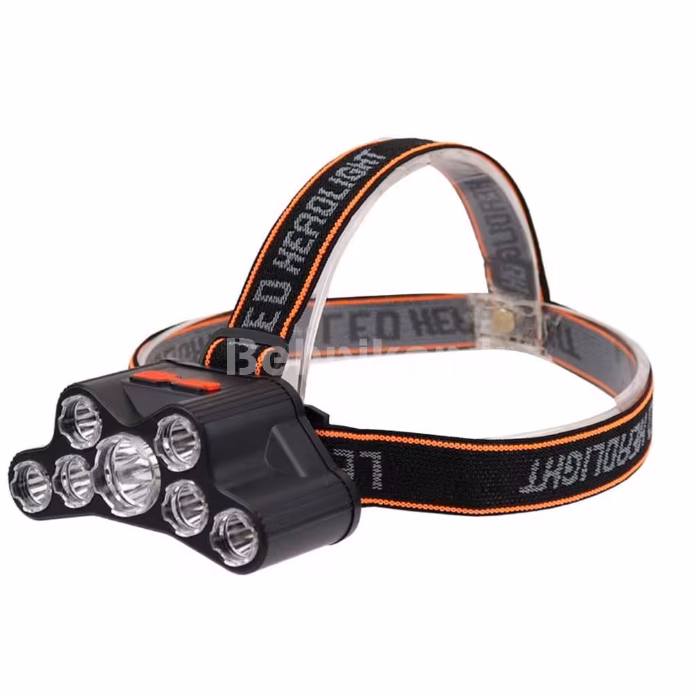 چراغ پیشانی مدل هفت ال ای دی شارژی F-T26 کد 46138