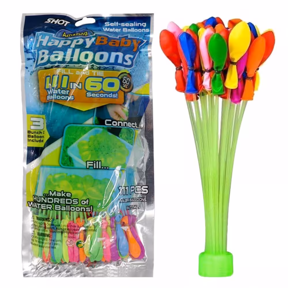 بادکنک آب بازی واتر بالن خارجی 111عددی WATER BALLONS