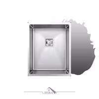 سینک دست‌ساز مونوگرام مدل MOS4040