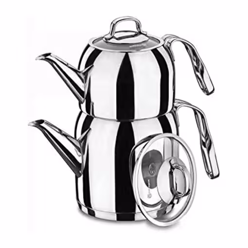 کتری و قوری مدل A191 استیما کرکماز / KORKMAZ STEAMA A191