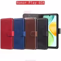 کیف محافظ آنر Magnetic Flip Folio Leather Case | Honor Play 60A
