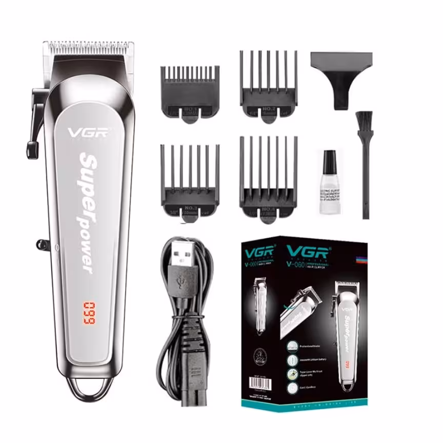 ماشین اصلاح سر و صورت وی جی آر مدل V-060