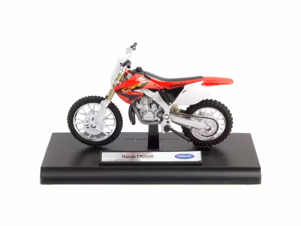 ماکت موتور فلزی جور مقیاس 1:18 برند WELLY مدل Honda CR250R