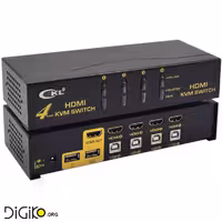 KVM سوئیچ 4 پورت HDMI USB (مارک FJGEAR)