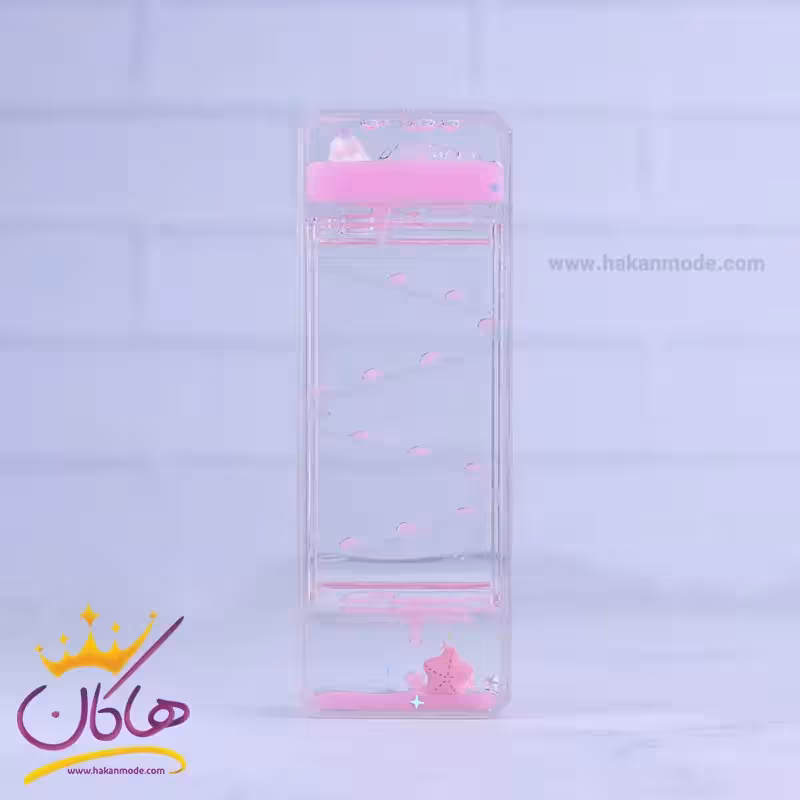 ساعت شنی روغنی صورتی | 1308/8