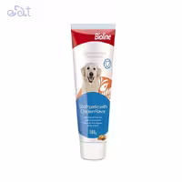 خمیردندان سگ بایولاین طعم مرغ مدل Bioline Toothpaste With Chiken وزن 100 گرم