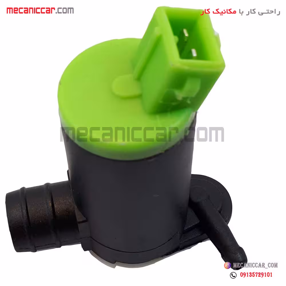 موتور (پمپ) شیشه شوی پژو 206 صندوقدار (تک خروجی)