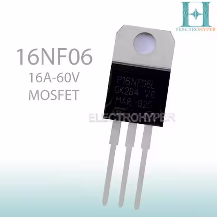 ترانزیستور ماسفت 16NF06 N-Channel 60V 16A TO-220 | خرید و قیمت