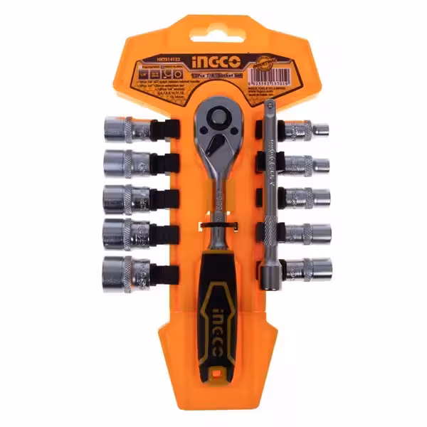 ست بکس 1/4 اینو 13 عددی (5 تا 14) برند اینکو INGCO کد کالا HKTS14122