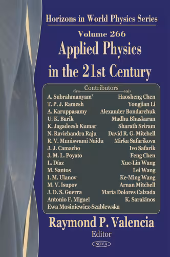 خرید و دانلود نسخه کامل کتاب Applied Physics in the 21st Century (Horizons in World Physics)