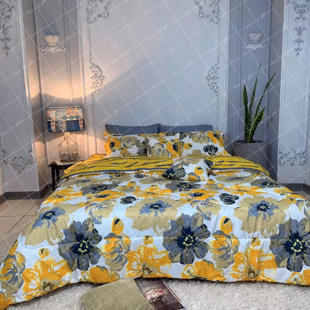 روتختی زرد گلدار کد 846