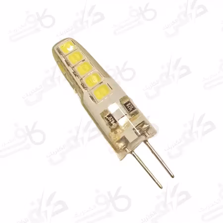 لامپ هالوژن سوزنی SMD ژله ای 12 ولت مهتابی