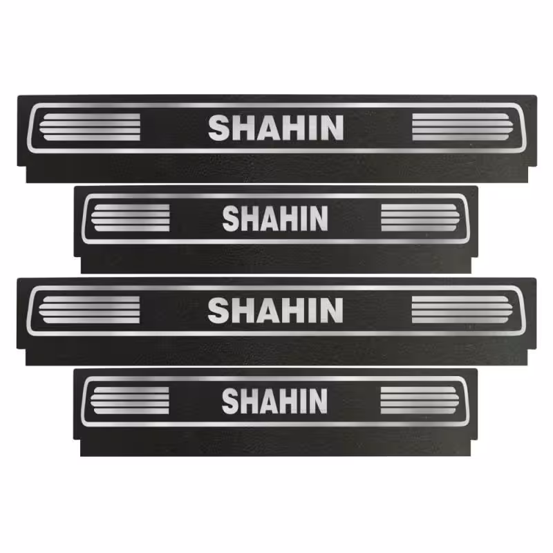 برچسب پارکابی خودرو اکسان استور طرح چرم کد SP153 مناسب برای شاهین بسته 4 عددی